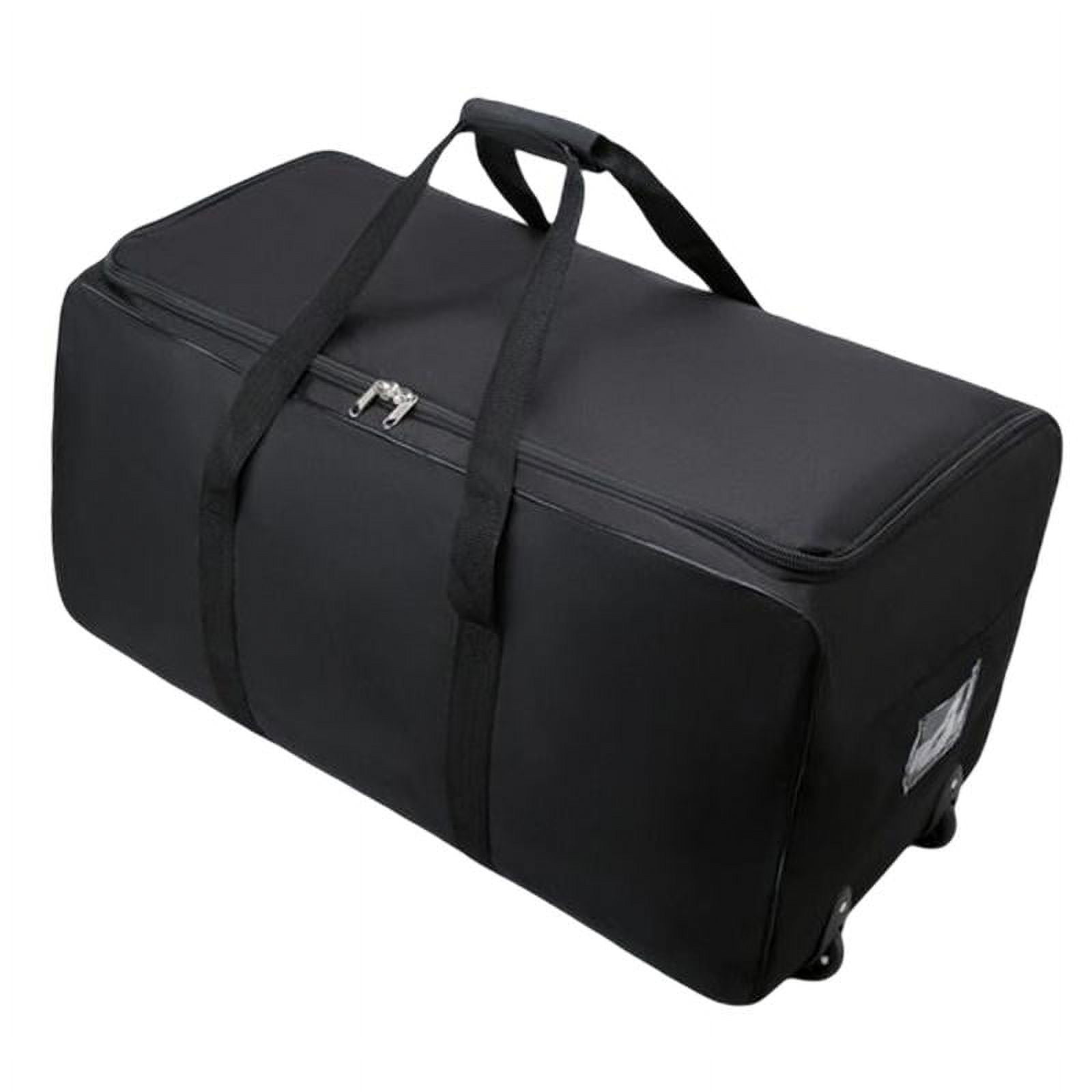 Magideal - Bolsa De Lona De Viaje Grande Con Almacenamiento De Ruedas Bolso De Equipaje Impermeable Plegable Bolsa De Lona Con Ruedas Portátil Para Guardarropa