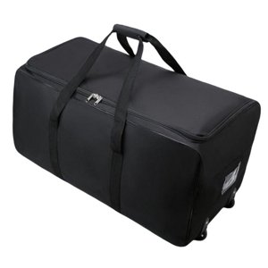 Magideal - Bolsa De Lona De Viaje Grande Con Almacenamiento De Ruedas Bolso De Equipaje Impermeable Plegable Bolsa De Lona Con Ruedas Portátil Para Guardarropa