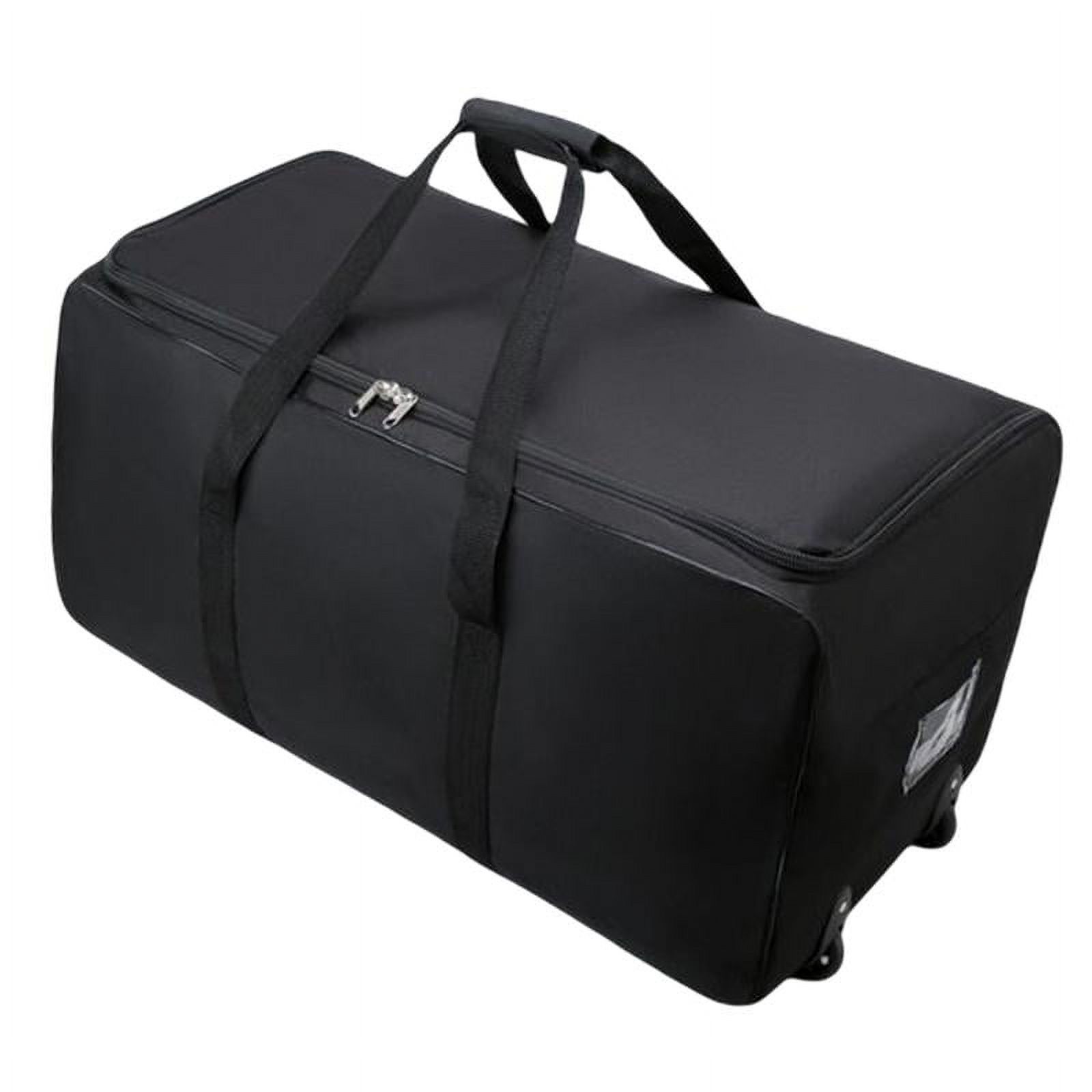 Magideal - Bolsa De Lona De Viaje Grande Con Almacenamiento De Ruedas Bolso De Equipaje Impermeable Plegable Bolsa De Lona Con Ruedas Portátil Para Guardarropa