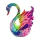 thumbnail image 2 of Figura Decorativa De Cisne, Estatua Creativa Y Moderna Para Oficina, Chimenea, Gabinete, Estilo B, 2 of 3