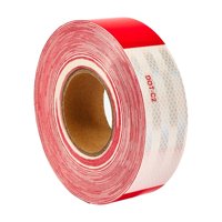 Blacksmith - Cinta Reflectante Rojo - Blanco 45,7 Mts