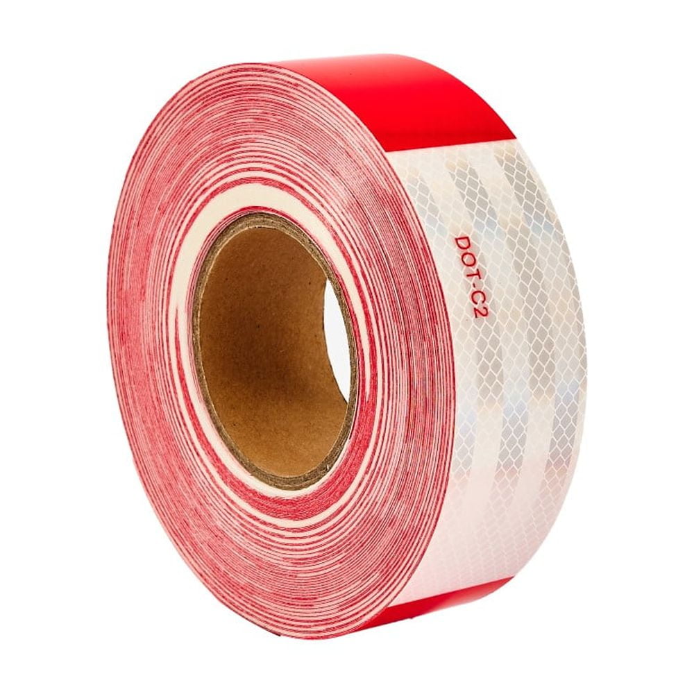 Blacksmith - Cinta Reflectante Rojo - Blanco 45,7 Mts