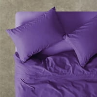 Cannon Home - Sábana Cannon Af 144 Hilos King Purpura
