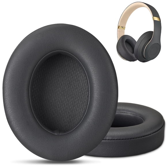 Almohadillas de repuesto para Beats Studio 3 Wireless, color gris