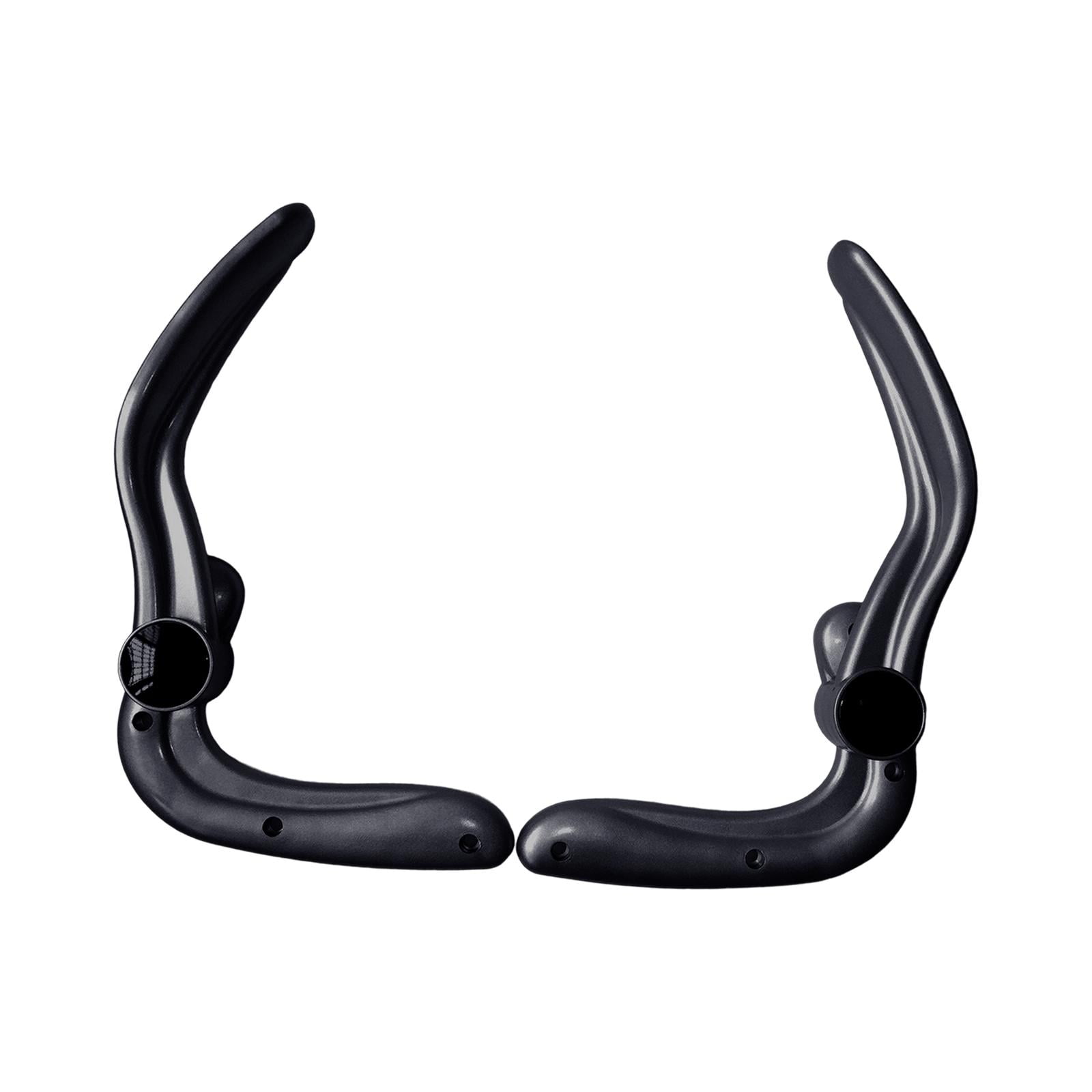 Magideal - 2x Accesorios Para Reposabrazos De Silla De Oficina Fácil De Instalar Reposabrazos De Repuesto Par Para Silla De Oficina La Mayoría De Sillas De Juego Negro