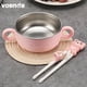 thumbnail image 3 of Children's Learning Meal Learning Training Baby Secondary Meal Bowl Big Baby Elementary Student Stainless Steel 304 Cutlery, 3 of 4