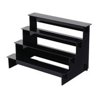 Ioensy - Ratilizador De Joyería De Estante De Pantalla Acrílico Para Muñecas Para Muñecas De Cafetería 4 Nivel 20X20X5Cm