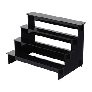 Ioensy - Ratilizador De Joyería De Estante De Pantalla Acrílico Para Muñecas Para Muñecas De Cafetería 4 Nivel 20X20X5Cm