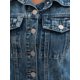 thumbnail image 5 of INSPIRE CHIC Vestido de Mezclilla sin Mangas para Mujer Regreso a Clases Abotonado Línea A Mini Vestido con Bolsillos Gris Azul XL, 5 of 6