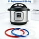 thumbnail image 4 of Juego de anillo de sellado para Instant Pot de 8 cuartos, silicona grado alimenticio, 4 of 9