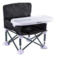 Genérico - Silla Comer Plegable Camping Xt01 Color Negro