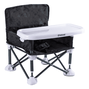 Genérico - Silla Comer Plegable Camping Xt01 Color Negro