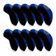 thumbnail image 5 of Juego De 10 Piezas De Cubierta De Cabeza De Hierros De Golf Con Reemplazo De Ventanas De Vista Transparente Azul Negro, 5 of 5