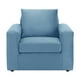 thumbnail image 1 of Sofa Kendy 1c Felpa 30 Azul Petroleo, 1 of 5
