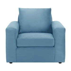 Bodevir - Sofa Kendy 1C Felpa 30 Azul Petroleo