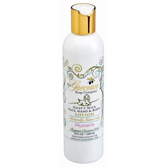 Loción The Grecian Soap GM Plumeria con Leche de Cabra