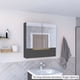 thumbnail image 1 of Mueble Organizador De Pared Para Baño Laurent Plomo - Duna, 1 of 14