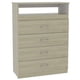 thumbnail image 3 of Mueble De Tocador + Zapatero Con Espejo + Cómoda 4 Cajones Rovere / Blanco, 3 of 11