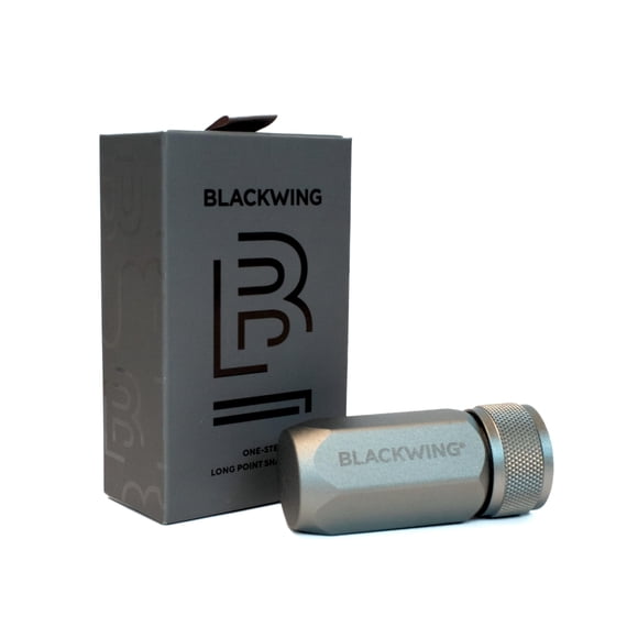 Sacapuntas Blackwing Gris de un solo paso con punta larga
