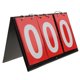 thumbnail image 4 of Flipper De Marcador De Mesa Portátil 3 Digitales Para Baloncesto Fútbol Rojo, 4 of 5