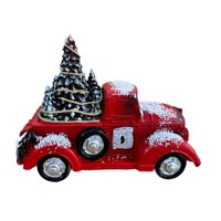 Bothyi - Estatua De Resina Con Forma De Camión Para Árbol De Navidad, Regalo De Navidad Para Estantería, Escritorio De Festival