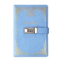 Magideal - Diario Con Candado, Diario Bloqueado, Cuaderno, Suministros Personales De Oficina, Diario Con Candado Con Contraseña, Diario De Bloqueo Para Mujeres Y Azul