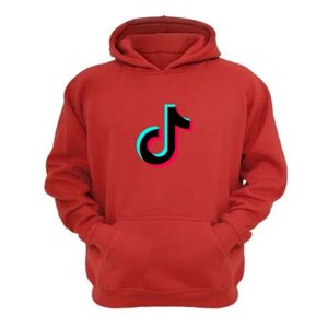 Genérico - Polerón Canguro Tik Tok Rojo Talla Xl Unisex
