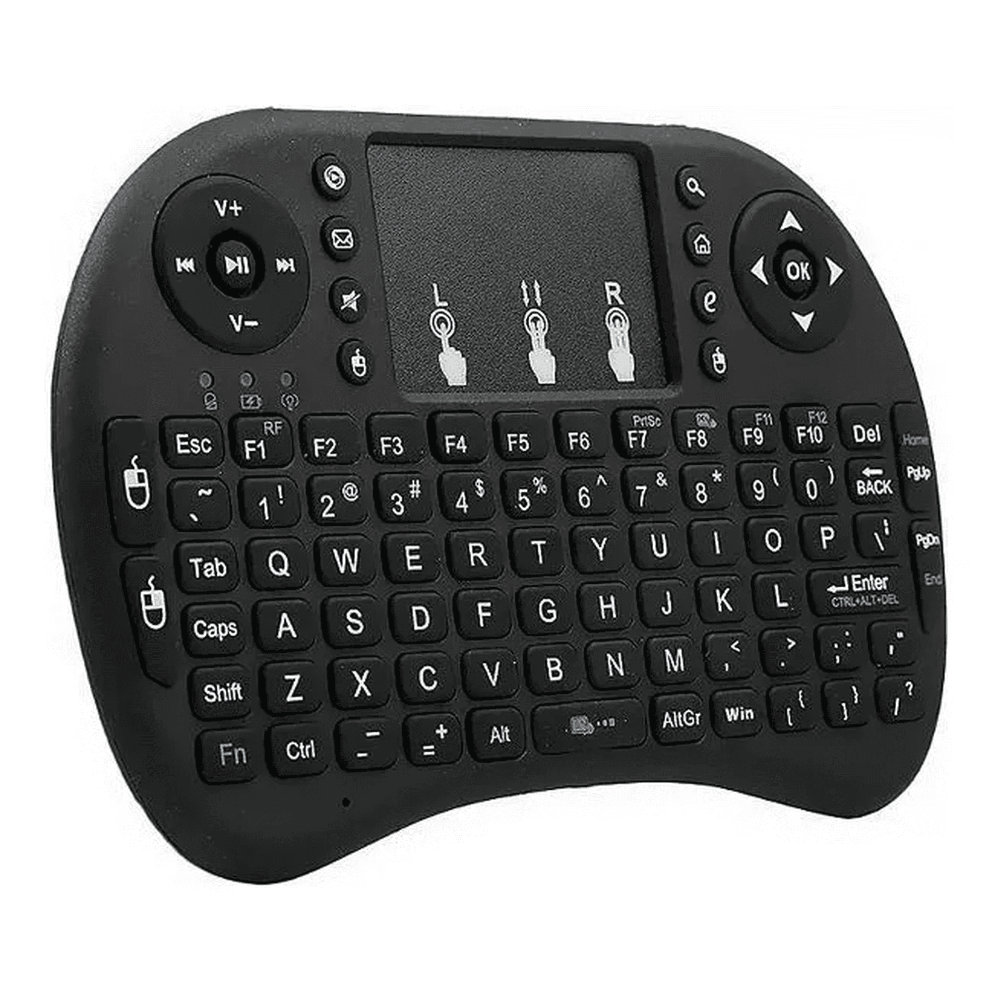 Genérico - Teclado Bluetooth Smart Touchpad Qwerty Negro