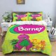 thumbnail image 1 of Barney Friends CuteBedding Set Dinosaur Pattern Duvet Cover Pillow Case boys Bedroom Size Comforter Gift Bed Sheets, 1 of 5