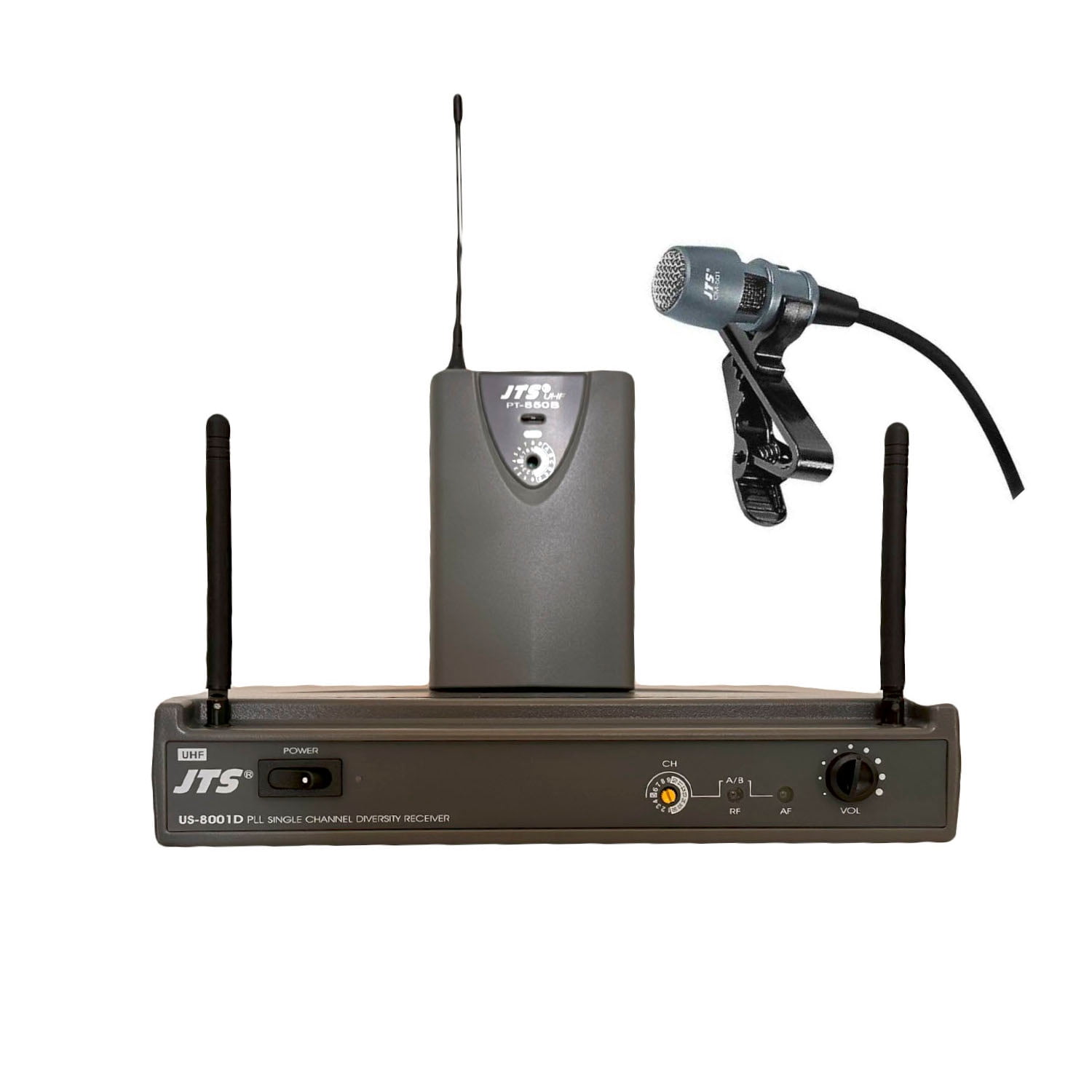 Sistema Inalambrico Solapa Jts Us-8001d/pt-850b+cm-501