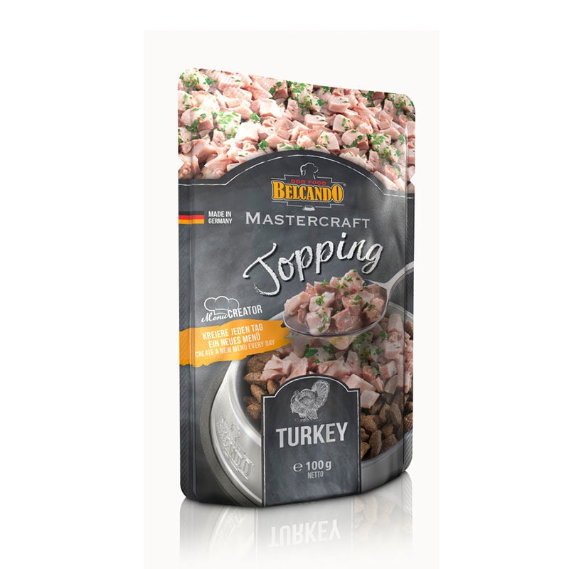 Belcando - Display 12 Unidades Alimento Super Premium Para Perros Sabor Pavo Perejil 100 Gr
