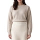 thumbnail image 5 of INSPIRE CHIC Falda Maxi de Mujer Tejido de Punto Acanalado Cola de Pescado Cintura Elástica Ajustada Elástica Suave Elegante Faldas de Suéter de Otoño Invierno Pequeña Albaricoque, 5 of 6