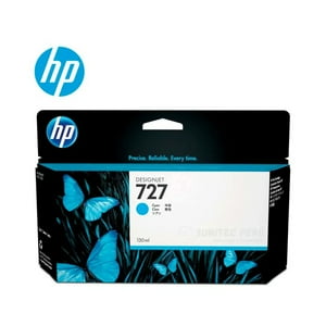 Cartucho De Tinta Hp 727 Designjet Cyan De 130 Ml