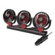 thumbnail image 4 of Accesorios Del Ventilador Plegable De 3 Cabezas De Automóvil Ajustable Flexible Flexible 360 ​​grados Rojo Giratorio 24V, 4 of 5