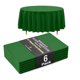thumbnail image 1 of Mantel redondo Exquisite verde oscuro 84 cm (paquete de 6), 1 of 7