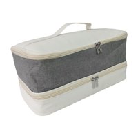 Ioensy - Estuche De Viaje Para Secador De Pelo, Bolsa De Viaje Portátil, Estuche De Transporte De Doble Capa