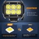 thumbnail image 3 of Luces LED Pods Nilight para todo terreno, 18 W, 1260 lm, 2 unidades, 3 of 7