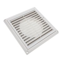 Magideal - Cubierta De Ventilación, Cubiertas De Rejillas, Resistentes Al Óxido, Ventilación De Pared Duradera, Deflector De Ventilación De Aire Blanco, Parrilla 150Mm