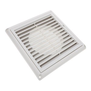 Magideal - Cubierta De Ventilación, Cubiertas De Rejillas, Resistentes Al Óxido, Ventilación De Pared Duradera, Deflector De Ventilación De Aire Blanco, Parrilla 150Mm