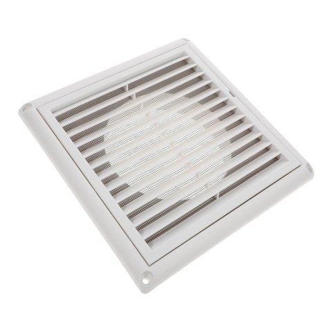 Magideal - Cubierta De Ventilación, Cubiertas De Rejillas, Resistentes Al Óxido, Ventilación De Pared Duradera, Deflector De Ventilación De Aire Blanco, Parrilla 150Mm