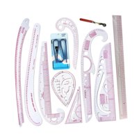 Bothyi - Juego De Reglas Métricas, Plantillas Para Confeccionar Vestidos, Sastres, 11 Piezas