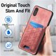 thumbnail image 5 of Funda Billetera con Soporte para Xiaomi Redmi 9A Protector Delgado Rosa, 5 of 6