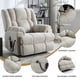 thumbnail image 1 of Dual Motor Heat Massage Infinite Position Up to 350 LBS Electric Power Lift Recliners with Power-Remote, Medium-firm and Heavy Duty, Beige, 1 of 3