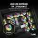 thumbnail image 2 of Ventilador Corsair iCUE LINK QX120 RGB con cúpula magnética de 120 mm, color negro, 2 of 2