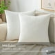 thumbnail image 2 of Set De 2 Fundas De Cojines Cama Sillon Suave Negra 45 X 45 Aura Zeus blanco, 2 of 9