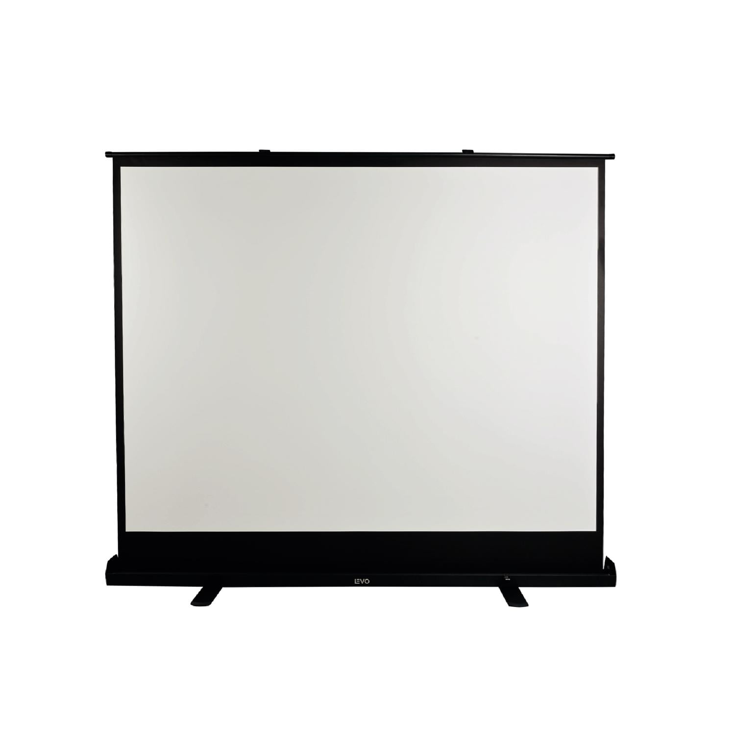 Telón Proyector 100" Sistema De Elevación 200 X 150cm Levo Blanco