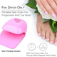 thumbnail image 4 of Secador de uñas portátil para esmalte de uñas normal, máquina de secado rápido para esmalte de uñas en gel, soplador para uñas de manos y pies, ventiladores portátiles a batería., 4 of 5