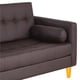 thumbnail image 3 of Sofa Retro 3 Cuerpos Pu 04 Chocolate, 3 of 5