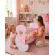 thumbnail image 5 of Cuna Mecedora de Madera para Muñecas - Diseño Corazones Rosa, 5 of 6