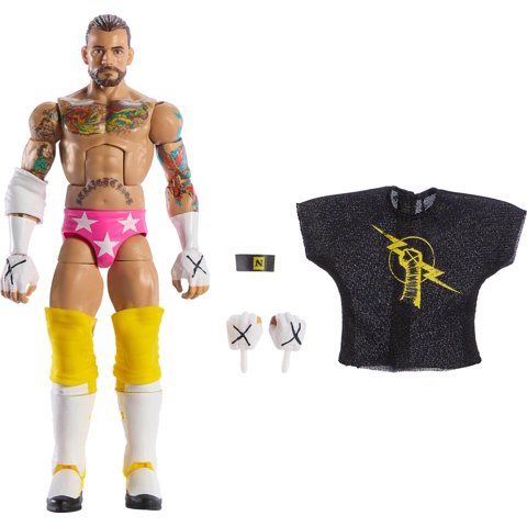 Figura De Acción Mattel Wwe Elite Cm Punk 15Cm